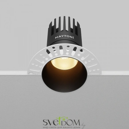 Встраиваемые светильники Maytoni DL122-15W-2.7K-TRS-B от Магазина Svetdom.by