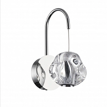 5084/5WL L-VISION  хром/прозрачный/металл/акрил Бра LED 5W 4000K 250lm JEMSTONE