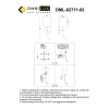Светильник настенный (Бра) Omnilux  OML-62711-02 Omnilux