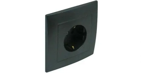 Розетка 2к+з с защитными шторками в сборе Logus90 Efapel 90138 CIS