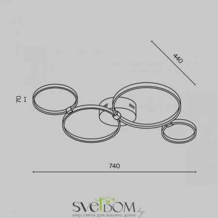 Потолочные светильники Maytoni MOD448CL-L35WK от Магазина Svetdom.by