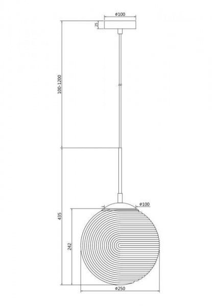 Подвесные светильники Maytoni P031PL-01CH от Магазина Svetdom.by