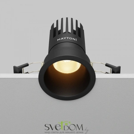 Встраиваемые светильники Maytoni DL118-15W-2.7K-B от Магазина Svetdom.by