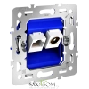 Механизм розетки TV+RJ45 кат. 6 Voltum S70 VLS0607M Voltum VLS0607M