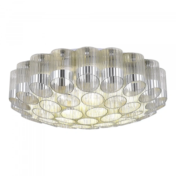 SL1662.102.19 Светильник потолочный ST-Luce Никель/Никель, Прозрачный E14 19*60W ACCORD