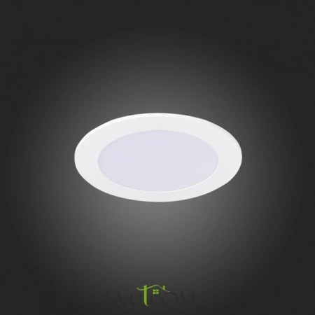 ST209.548.06 Св-к встр. Белый LED 1*6W 4000K 370Lm Ra80 110° IP20 D120xH8 90-265V Встраиваемые светильники ST LUCE