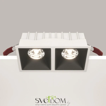 Встраиваемый светильник Alfa LED 4000K 2x15Вт 36° Maytoni