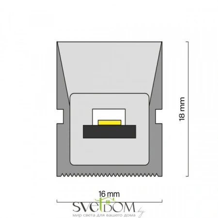 Гибкий неон 3D обладает возможностью изгибаться в любой плоскости. Эта технология является универсальным решением, позволяя создавать объемные, выразительные формы, сложные узоры и надписи с минимальным радиусом изгиба в 60 мм. Высокая степень защиты от п | Svetdom.by