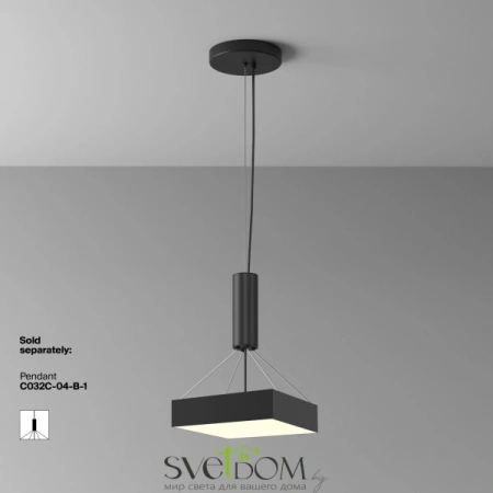 Потолочные светильники Maytoni C032CL-36W3K-SQ-B от Магазина Svetdom.by