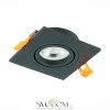 ST251.408.01 Св-к встр. Черный GU10 1*50W  IP20 L92xW92xH27 220V Без ламп Встраиваемые светильники ST LUCE