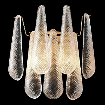 Crystal Lux Бра Crystal Lux FONTAIN AP2 GOLD