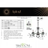Люстры подвесныеAPL.755.13.08 Aployt | Svetdom.by
