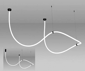 08031-400,19(3000-6000K) Подвес димм. Венди черный