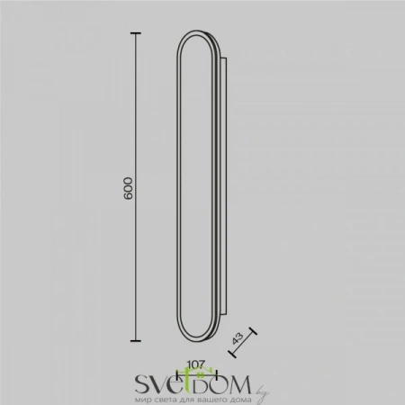 Настенные светильники MOD429WL-L30BSK Maytoni | Svetdom.by