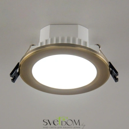 Citilux Акви CLD008113V LED Встраиваемый светильник Бронза CITILUX