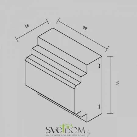 Блок питания PSL016 48В 100Вт IP20 831005