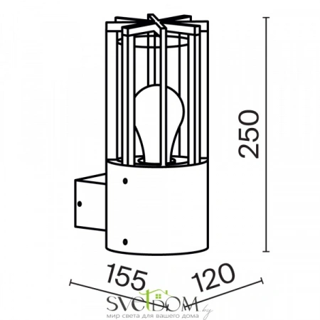 Настенные светильники O453WL-01GF Maytoni | Svetdom.by