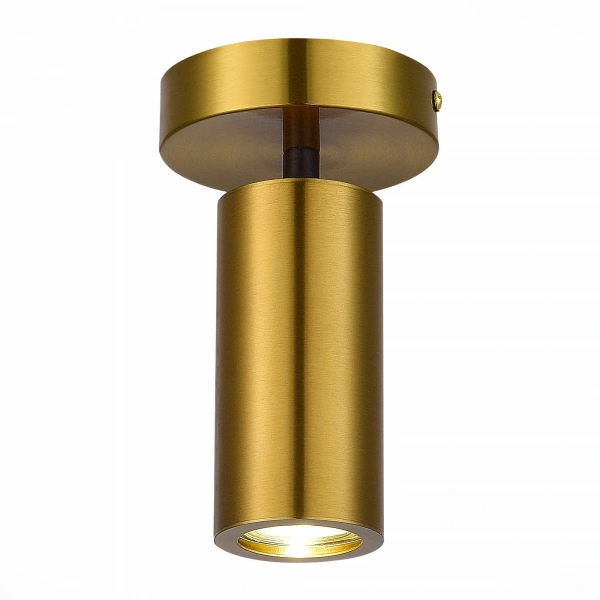 SL1215.402.01 Светильник потолочный ST-Luce Черный, Латунь/Латунь GU10 1*5W 4000K TALIA