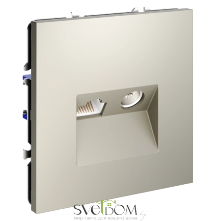 Розетка TV+RJ Voltum S70 Кашемир VLS060703 Voltum VLS060703