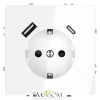 Розетка с USB, A+C Voltum S70 VLS040501  Voltum VLS040501