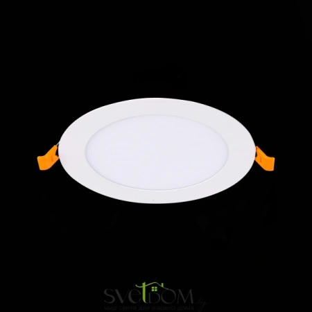ST209.538.09 Св-к встр. Белый LED 1*9W 3000K 585Lm Ra80 110° IP20 D145xH8 90-265V Встраиваемые светильники ST LUCE