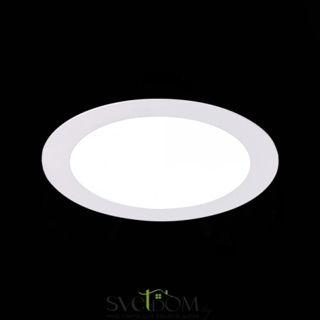 ST210.548.12 Св-к встр. Белый LED 1*12W 4000K 900Lm Ra80 110° IP20 D120xH30 220-240V Встраиваемые светильники ST LUCE