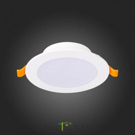 ST210.548.08 Св-к встр. Белый LED 1*8W 4000K 640Lm Ra80 110° IP20 D120xH30 220-240V Встраиваемые светильники ST LUCE