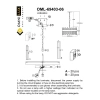 Люстра подвесная Omnilux  OML-69403-06 Omnilux