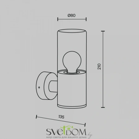 Настенные светильники O432WL-01GF Maytoni | Svetdom.by