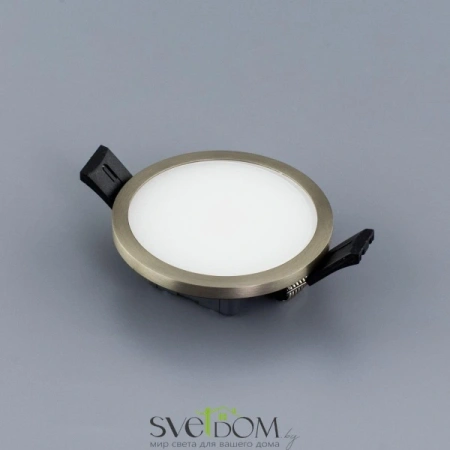 Citilux Омега CLD50R081 LED Встраиваемый светильник с диммером ХромМат CITILUX