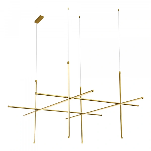 SL6207.203.150 Светильник подвесной ST-Luce Матовое золото LED 1*150W 3000K RETICO