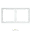 Рамки пластиковые Voltum S70 Белый VLS100202 Voltum VLS100202