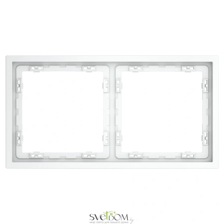 Рамки пластиковые Voltum S70 Белый VLS100202 Voltum VLS100202