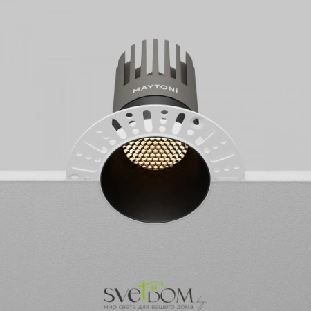 Встраиваемые светильники Maytoni DL122-15W-3K-TRS-B от Магазина Svetdom.by