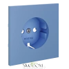 Накладка для розетки с заземлением Voltum S70 Деним VLS000615 Voltum VLS000615