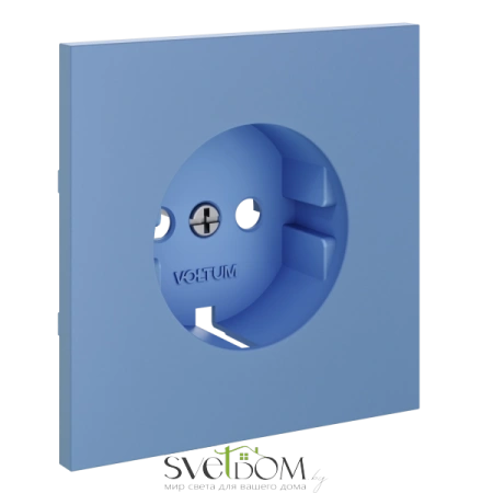 Накладка для розетки с заземлением Voltum S70 Деним VLS000615 Voltum VLS000615