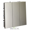 Выключатель трехклавишный Voltum S70 VLS030104  Voltum VLS030104