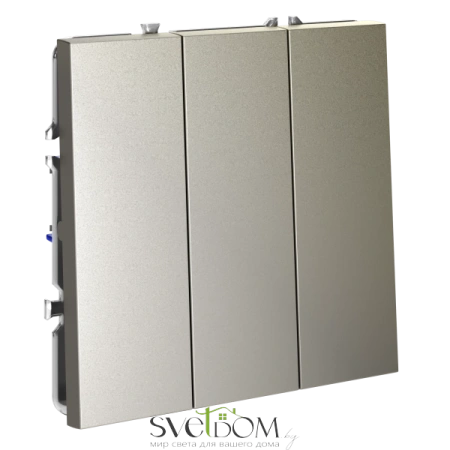 Выключатель трехклавишный Voltum S70 VLS030104  Voltum VLS030104