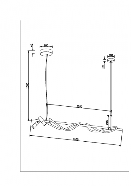 Подвесные светильники Maytoni MOD166PL-L30GB3K от Магазина Svetdom.by