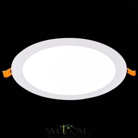 ST209.548.18 Св-к встр. Белый LED 1*18W 4000K 1 350Lm Ra80 110° IP20 D225xH8 90-265V Встраиваемые светильники ST LUCE