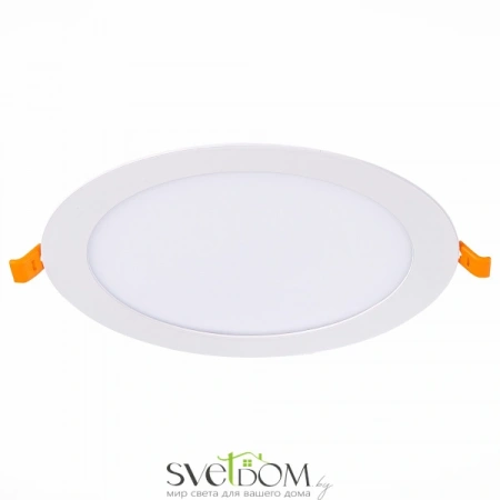 ST209.538.15 Св-к встр. Белый LED 1*15W 3000K 1 020Lm Ra80 110° IP20 D190xH8 90-265V Встраиваемые светильники ST LUCE