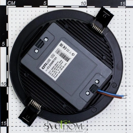 Citilux Омега CLD50R151 LED Встраиваемый светильник с диммером  Матовый Хром CITILUX