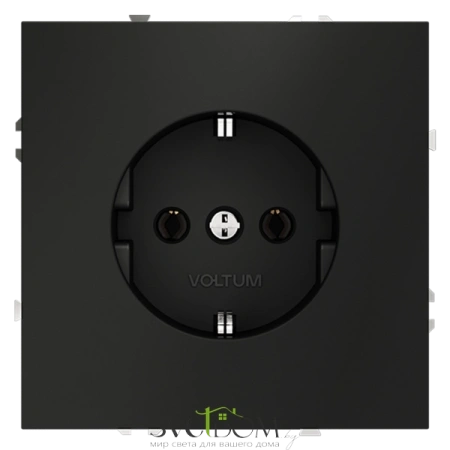 Розетки электрические с заземлением Voltum S70 VLS040108  Voltum VLS040108