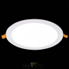 ST209.538.18 Св-к встр. Белый LED 1*18W 3000K 1 296Lm Ra80 110° IP20 D225xH8 90-265V Встраиваемые светильники ST LUCE