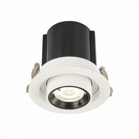ST702.238.12 Св-к встр. Белый LED 1*12W 3000K 900Lm Ra80 24° IP20 D90xH92 180-240V Встраиваемые светильники ST LUCE