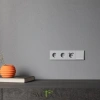 Клавиша для выключателя одноклавишного с подсветкой Voltum S70 Серый VLS000216 Voltum VLS000216