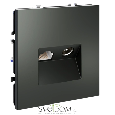 Розетка TV+RJ Voltum S70 Титан VLS060706 Voltum VLS060706