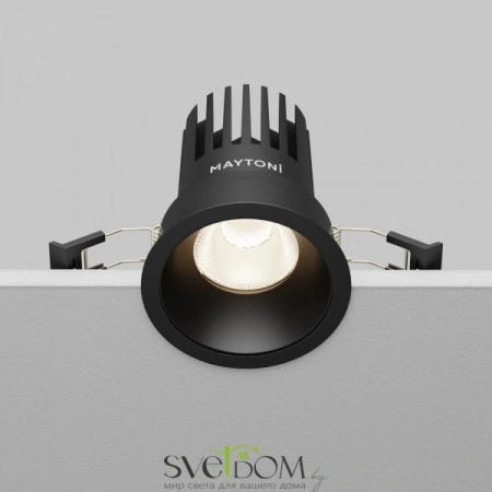 Встраиваемые светильники Maytoni DL117-15W-4K-B от Магазина Svetdom.by