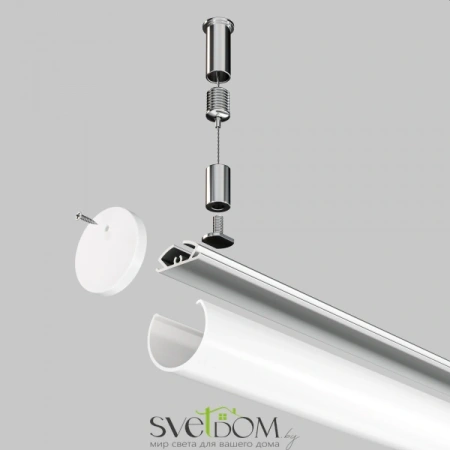 Алюминиевый профиль подвесной ALM-D30-S-2M