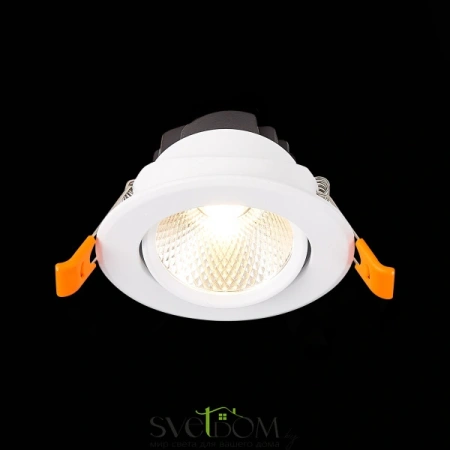 ST211.548.08.36 Св-к встр. Белый LED 1*8W 4000K 640Lm Ra80 36° IP20 D86xH50 220-240V Встраиваемые светильники ST LUCE